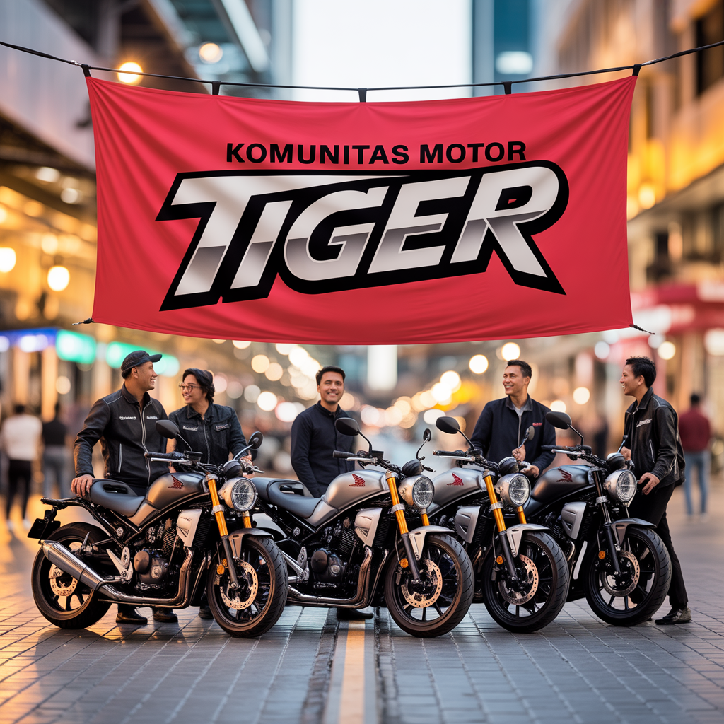 Keseruan Event Komunitas Motor Tiger Indonesia