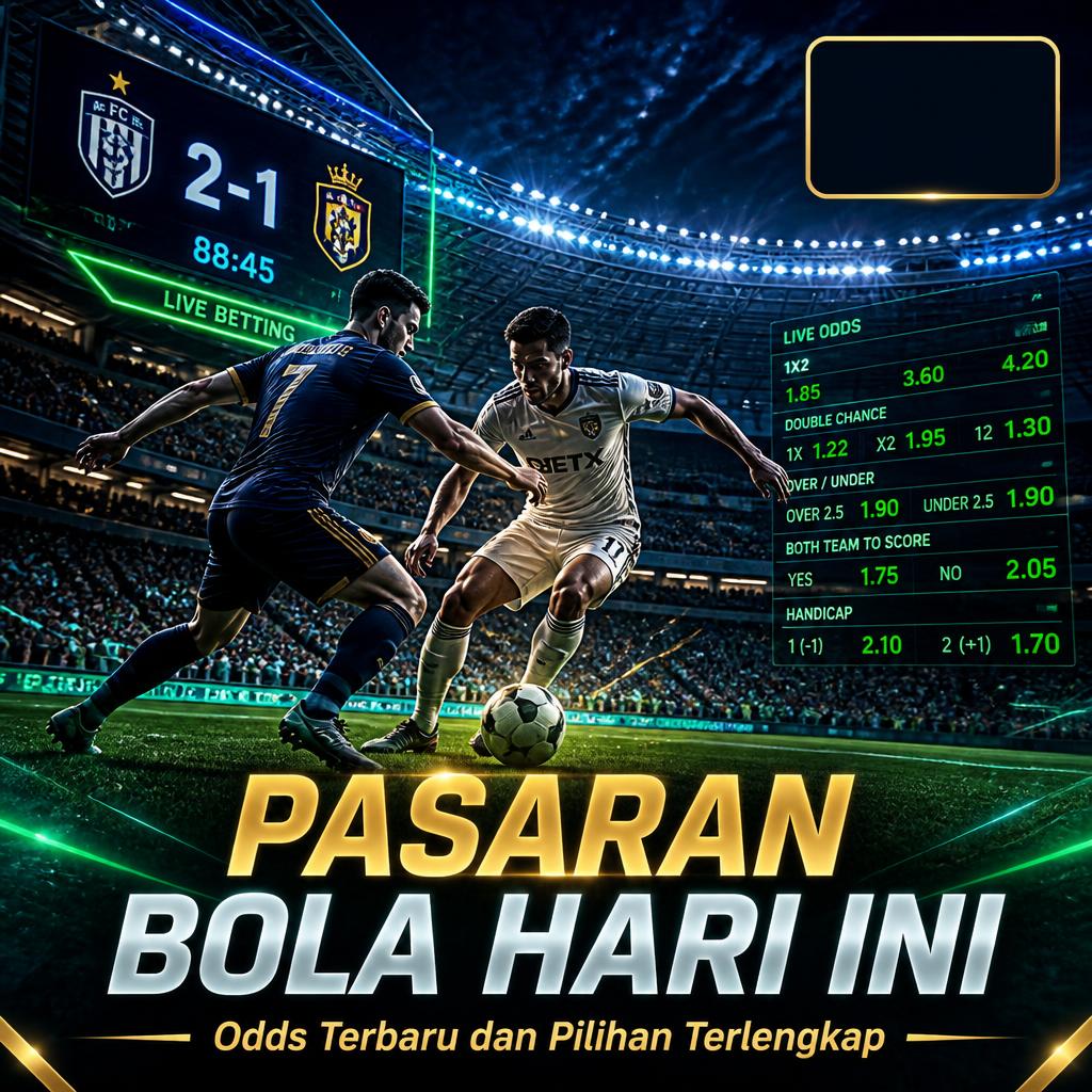 Pasaran Bola Hari Ini dengan Odds Terbaru dan Pilihan Terlengkap