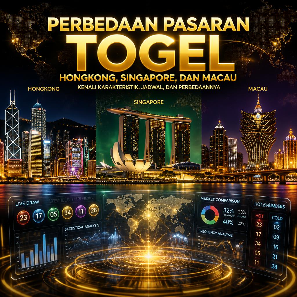 Perbedaan Pasaran Togel Hongkong, Singapore, dan Macau, Mana yang Cocok?